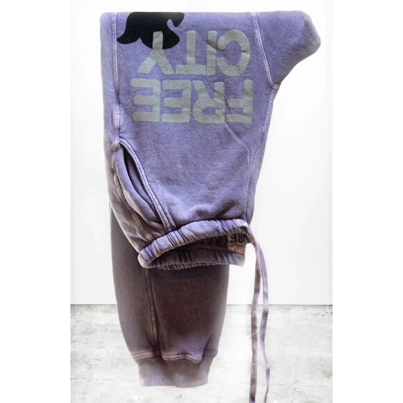 Free City NWOT Superfluff Lux Vintagebath in Purple Juice Size L - Picture 1 of 4